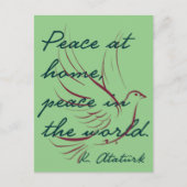 Mustafa Kemal Ataturk Postkarte (Vorderseite)