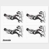 Mustafa Kemal Ataturk Rechteckiger Aufkleber (Blatt)