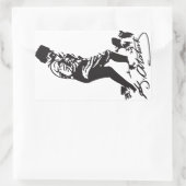 Mustafa Kemal Ataturk Rechteckiger Aufkleber (Tasche)