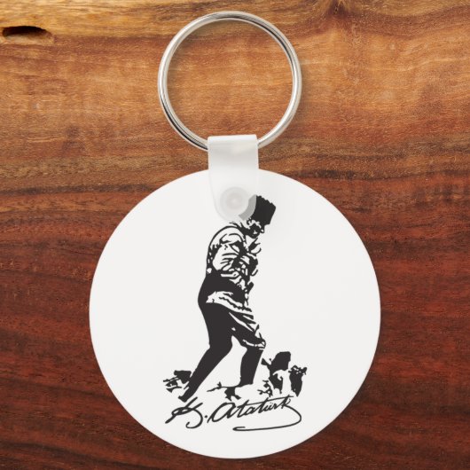Mustafa Kemal Ataturk Schlüsselanhänger (Vorderseite)