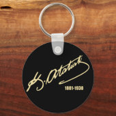 Mustafa Kemal Ataturk Schlüsselanhänger (Vorderseite)