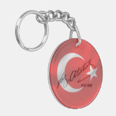 Mustafa Kemal Ataturk Schlüsselanhänger (Vorderseite links)