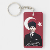 Mustafa Kemal Atatürk Schlüsselanhänger (Vorderseite)