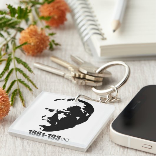 Mustafa Kemal Ataturk Schlüsselanhänger (Vorderseite rechts)