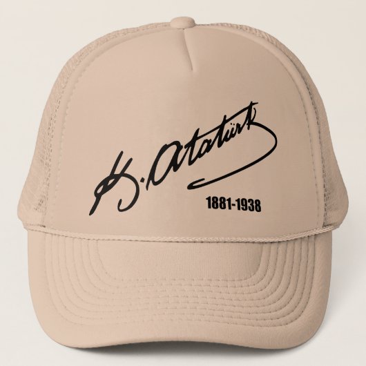 Mustafa Kemal Ataturk Truckerkappe (Vorderseite)