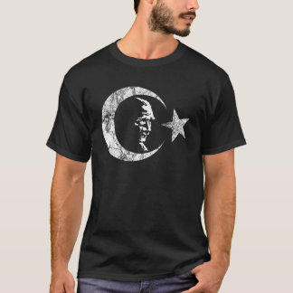 Mustafa Kemal Ataturk Türkische Flagge Türkei T-Shirt