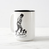 Mustafa Kemal Ataturk Zweifarbige Tasse (Vorderseite Links)
