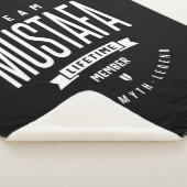 Mustafa Personalisiert Name Geburtstagsgeschenk Sherpadecke (3/4)