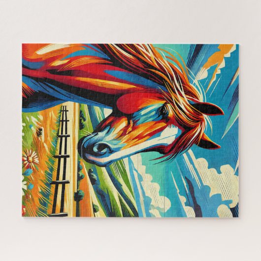 Mustang 500 Piece Puzzle (Horizontal)