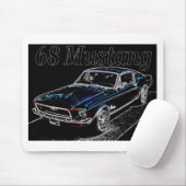Mustang 68 mousepad (Mit Mouse)