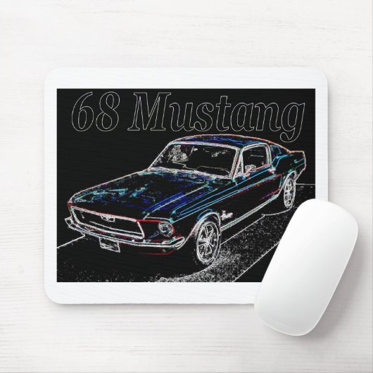 Mustang 68 mousepad (Mit Mouse)