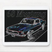 Mustang 68 mousepad (Vorne)