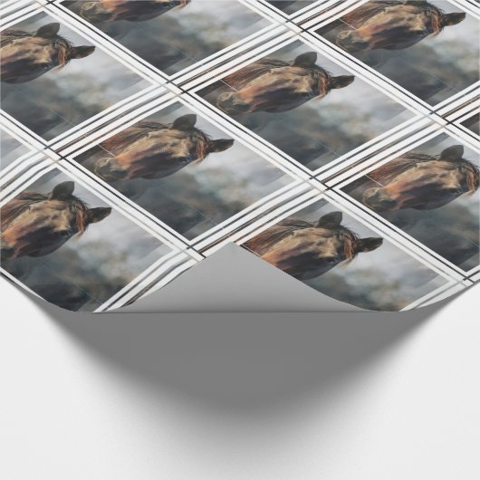 mustang-7 geschenkpapier (Ecke)