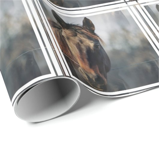 mustang-7 geschenkpapier (Rolleneckpunkt)