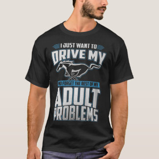 Mustang Adult-Probleme T-Shirt