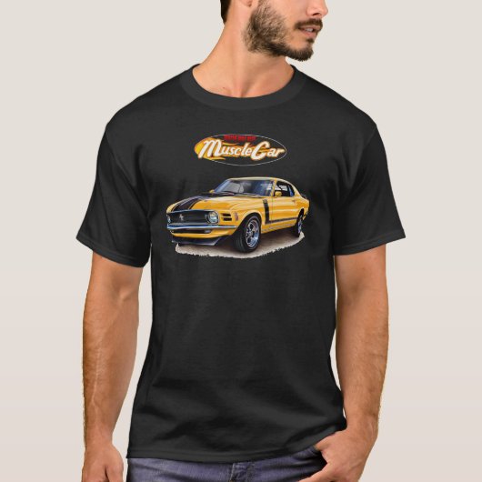 Mustang - amerikanischer Musclecar T-Shirt (Vorderseite)