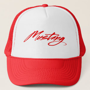 Mustang-Beschriftungs-Hut Truckerkappe