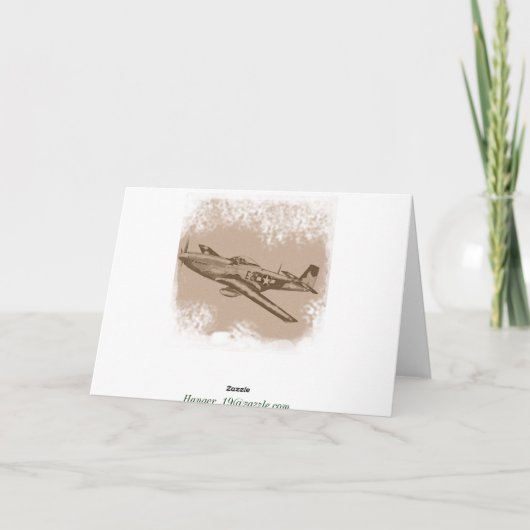 Mustang Birthday Card Karte (Rückseite)