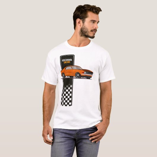 Mustang Boss 302 T-Shirt (Vorne ganz)