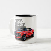 Mustang Boss 302 Zweifarbige Tasse (Vorderseite Links)