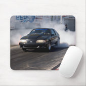 Mustang brennen Mousepad aus (Mit Mouse)