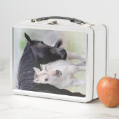 Mustang-Brotdose Metall Brotdose (Beispiel)