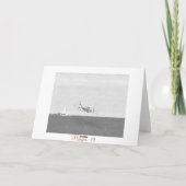 Mustang Christmas Card Feiertagskarte (Rückseite)