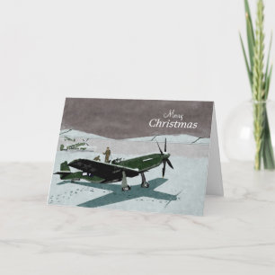 Mustang Christmas Card Feiertagskarte