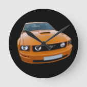 Mustang Clock Runde Wanduhr (Vorderseite)