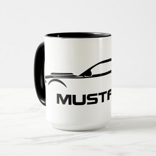 Mustang Coffee Tasse (Vorderseite Links)