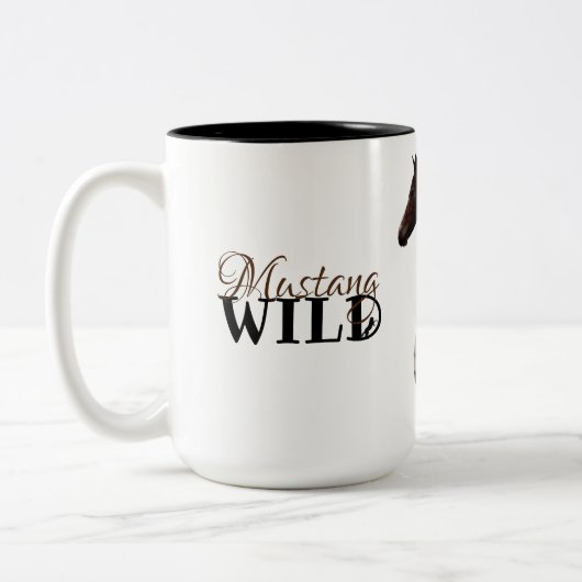 Mustang Colt Beverage Tasse mit "Diablo" (Links)