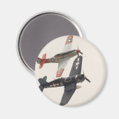 Mustang & Corsair Magnet (Vorderseite/Rückseite)