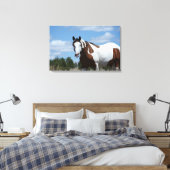 Mustang Custom Canvas Print (30.18"x19.12")1.5", Leinwanddruck (Insitu (Schlafzimmer))