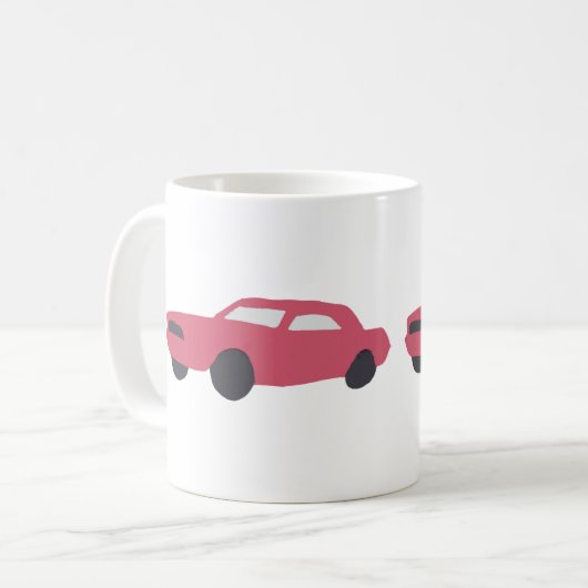 Mustang des Rot-'65 Kaffeetasse (Vorderseite Links)