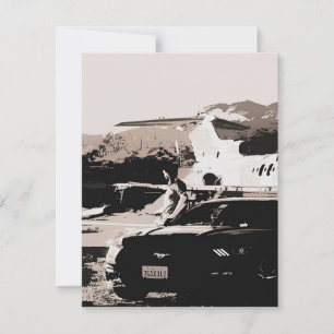 Mustang Eigentümer wartete art  Geschenk für Poliz Einladung