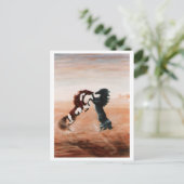 Mustang Fantasy Postkarte (Stehend Vorderseite)