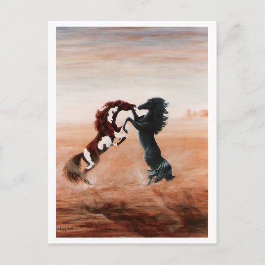 Mustang Fantasy Postkarte (Vorderseite)