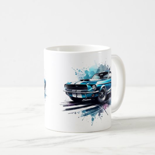 Mustang Fastback Coffee Tasse (VorderseiteRechts)