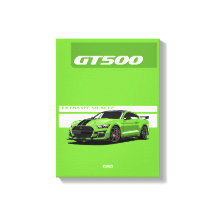 Mustang GT500 Muscle Car Poster – Green