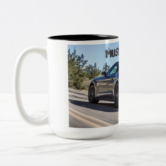 Mustang GT-Kaffee-Tasse Zweifarbige Tasse (Links)