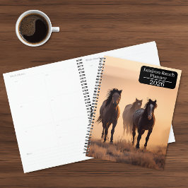 Mustang Herd Calendar Planner Planer