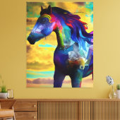 Mustang Horse Leinwanddruck (Insitu (Wohnzimmer))
