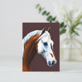 Mustang Horse Postcard Postkarte (Stehend Vorderseite)