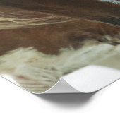 Mustang Horse Print Poster (Ecke)