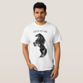 Mustang Horse T - Shirt mit benutzerdefiniertem Te (Vorne ganz)