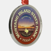 Mustang Island SP Ornament Aus Metall (Rechts)