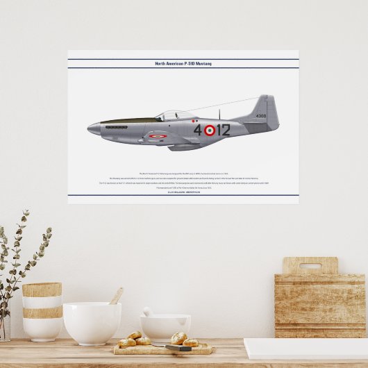 Mustang Italien 1 Poster (Küche)