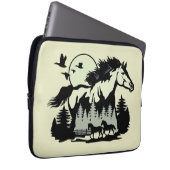Mustang-Kunst  Laptopschutzhülle (Vorne Rechts)
