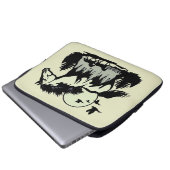 Mustang-Kunst  Laptopschutzhülle (Vorne Knopf)