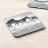 Mustang-Lauf Getränkeuntersetzer (Linke Seite)